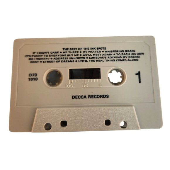 The Best Of The Ink Spots Cassette Tape 1010 Decca Records Classic Hits - Picture 15 of 16